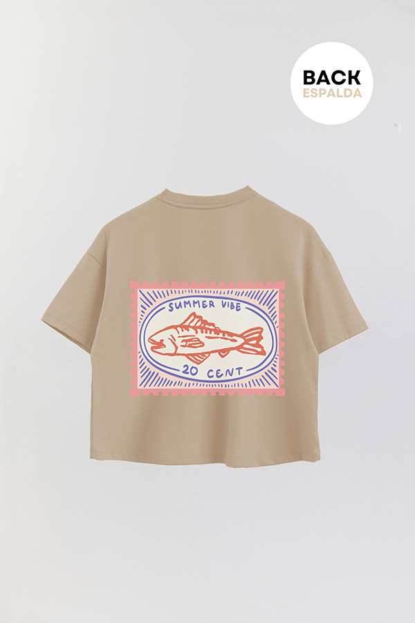 REMERA CROP FB ESTAMPADA SUMMER VIBE 20