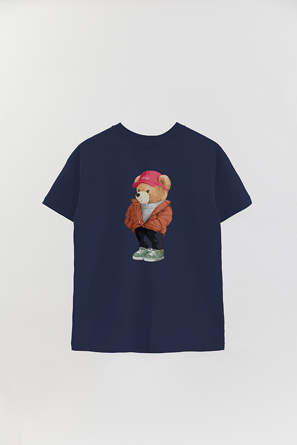 REMERA OVER ESTAMPADA UNISEX TEDDY SUNDAY COLD