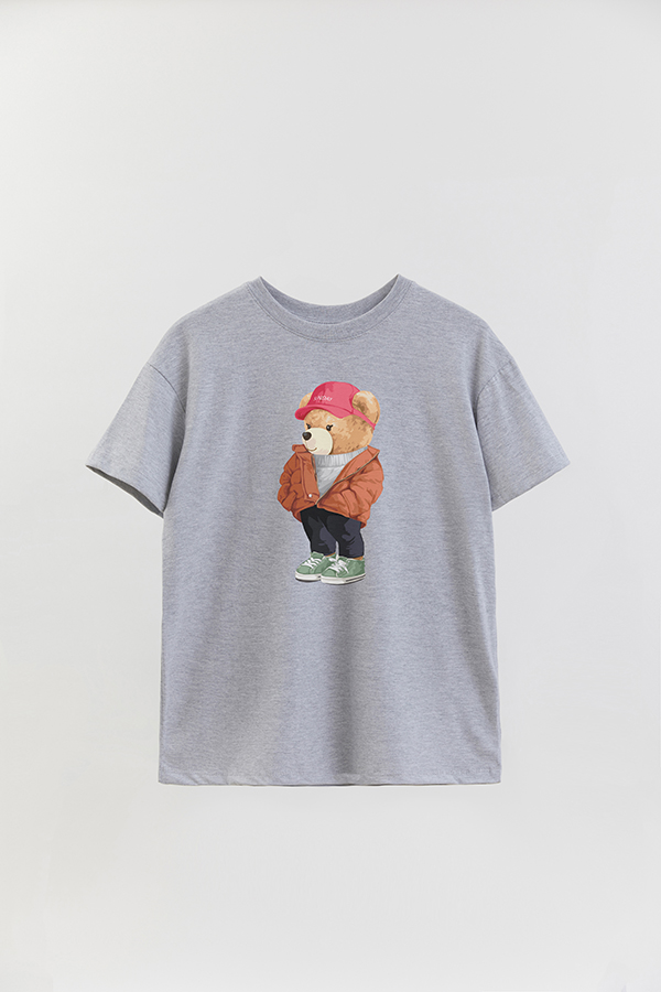 REMERA OVER ESTAMPADA UNISEX TEDDY SUNDAY COLD