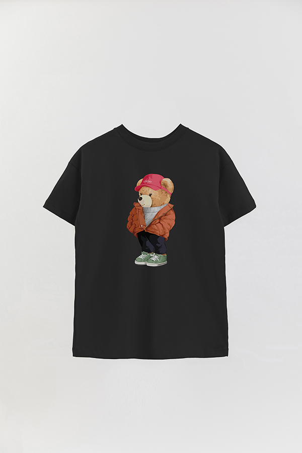 REMERA OVER ESTAMPADA UNISEX TEDDY SUNDAY COLD