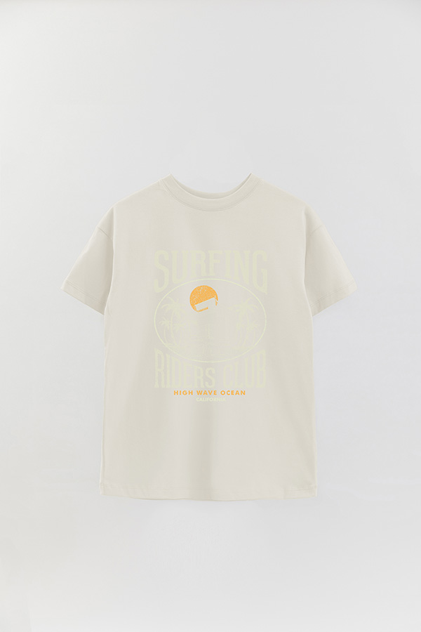 REMERA OVER ESTAMPADA SURFING RIDERS CLUB