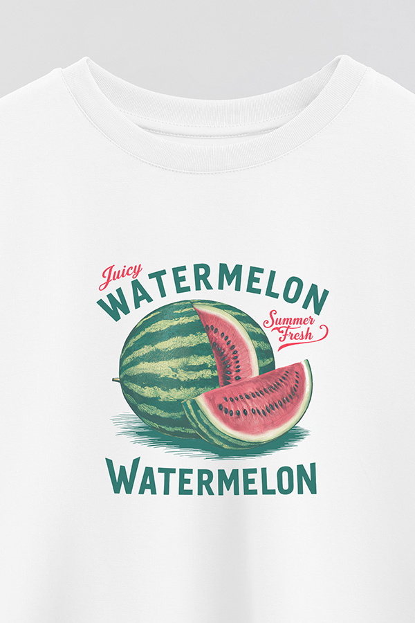 REMERA CROP ESTAMPADA HARVEST WATERMELON