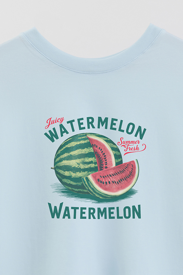 REMERA CROP ESTAMPADA HARVEST WATERMELON