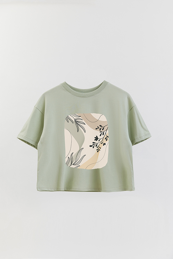 REMERA CROP ESTAMPADA ART 144