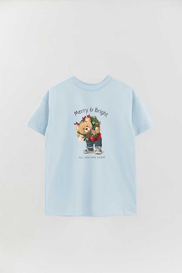 REMERA OVER ESTAMPADA TEDDY XMAS 8