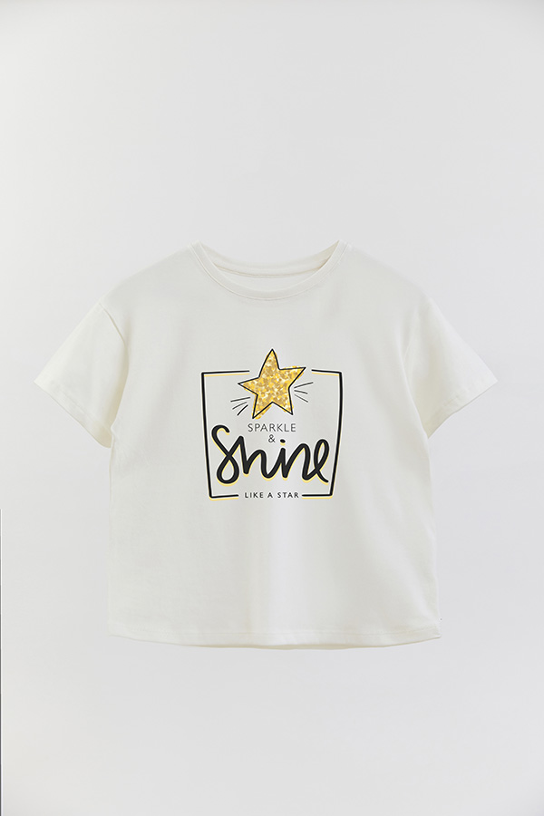 REMERA GIRL OVER SHINE