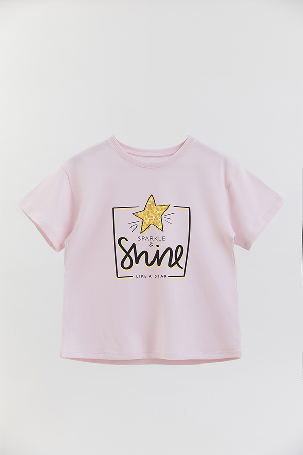 REMERA GIRL OVER SHINE