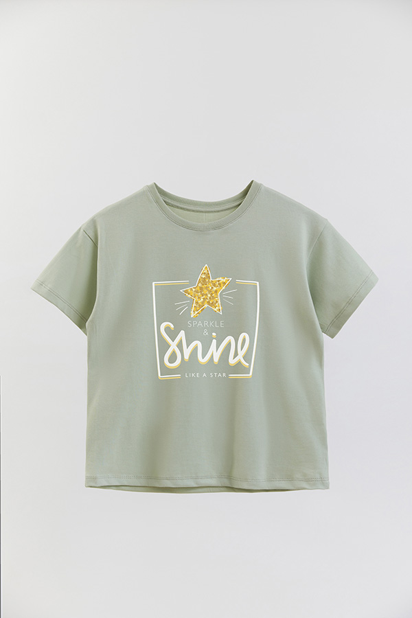 REMERA GIRL OVER SHINE