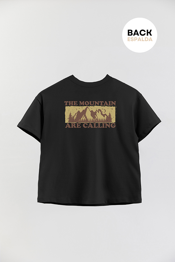 REMERA BOY OVER RETRO ADVENTURE MOUNTAIN