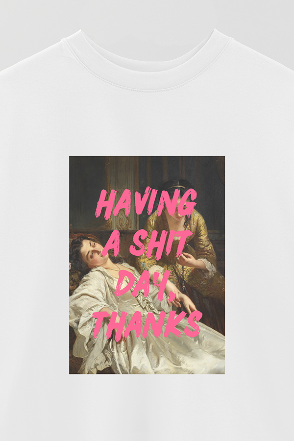 REMERA OVER ESTAMPADA ART COLLECTION 50 COUPLE GOALS