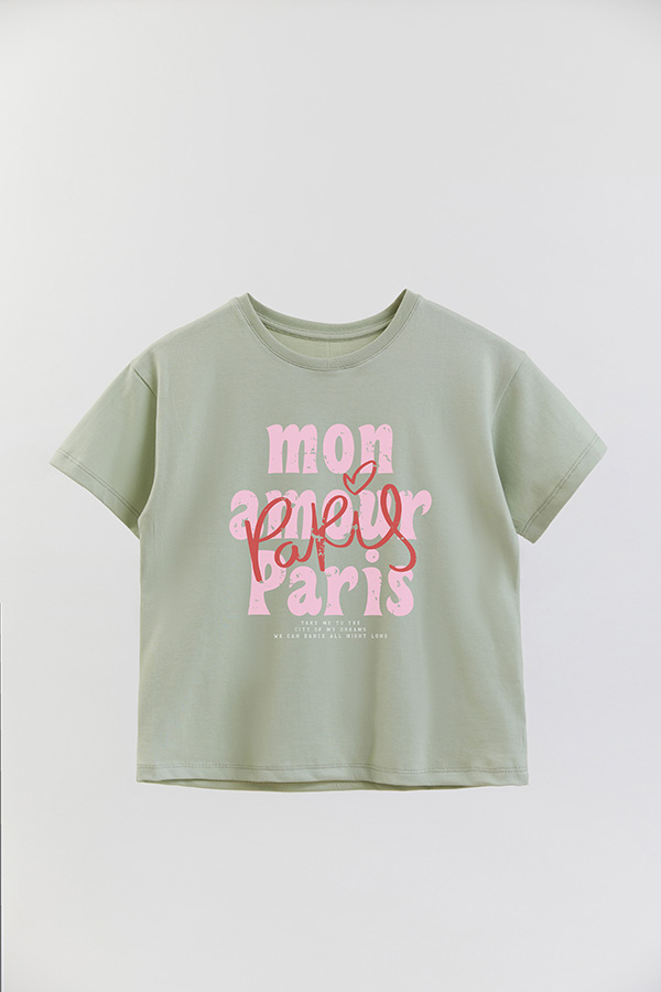 REMERA GIRL OVER MON AMOUR PARIS
