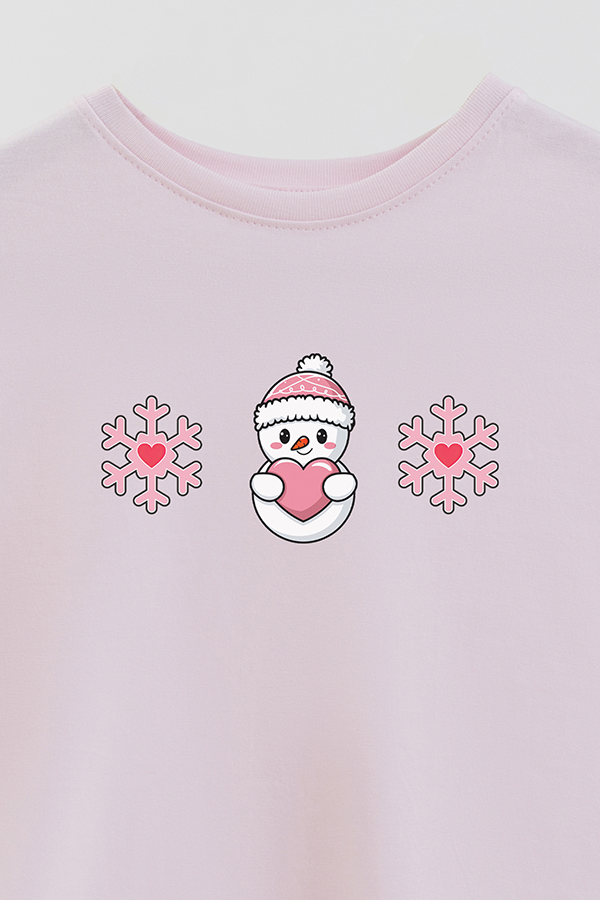 REMERA BASICA ESTAMPADA SPL CHRISTMAS SNOWY