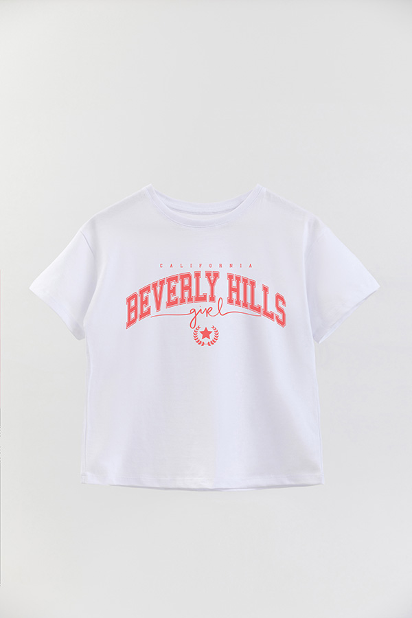 REMERA GIRL OVER BEVERLY HILLS GIRL