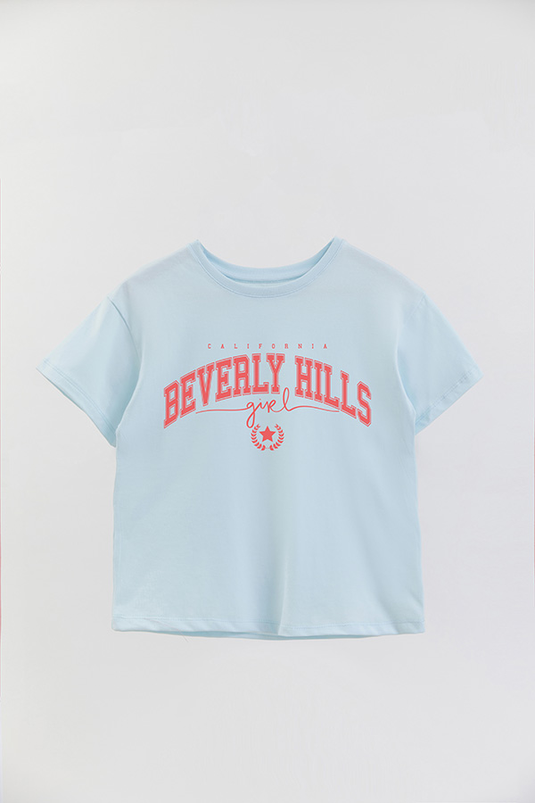 REMERA GIRL OVER BEVERLY HILLS GIRL