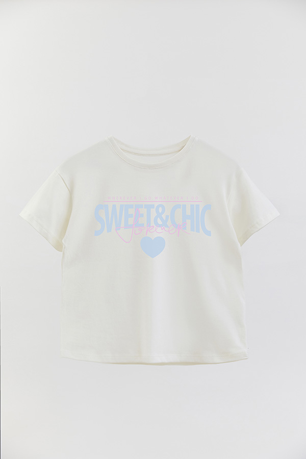 REMERA GIRL OVER SWEET CHIC FOREVER