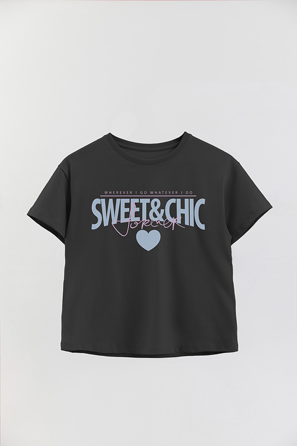 REMERA GIRL OVER SWEET CHIC FOREVER