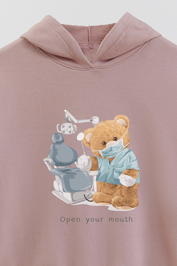 HOODIE RUSTICO KIDS TEDDY DENTIST