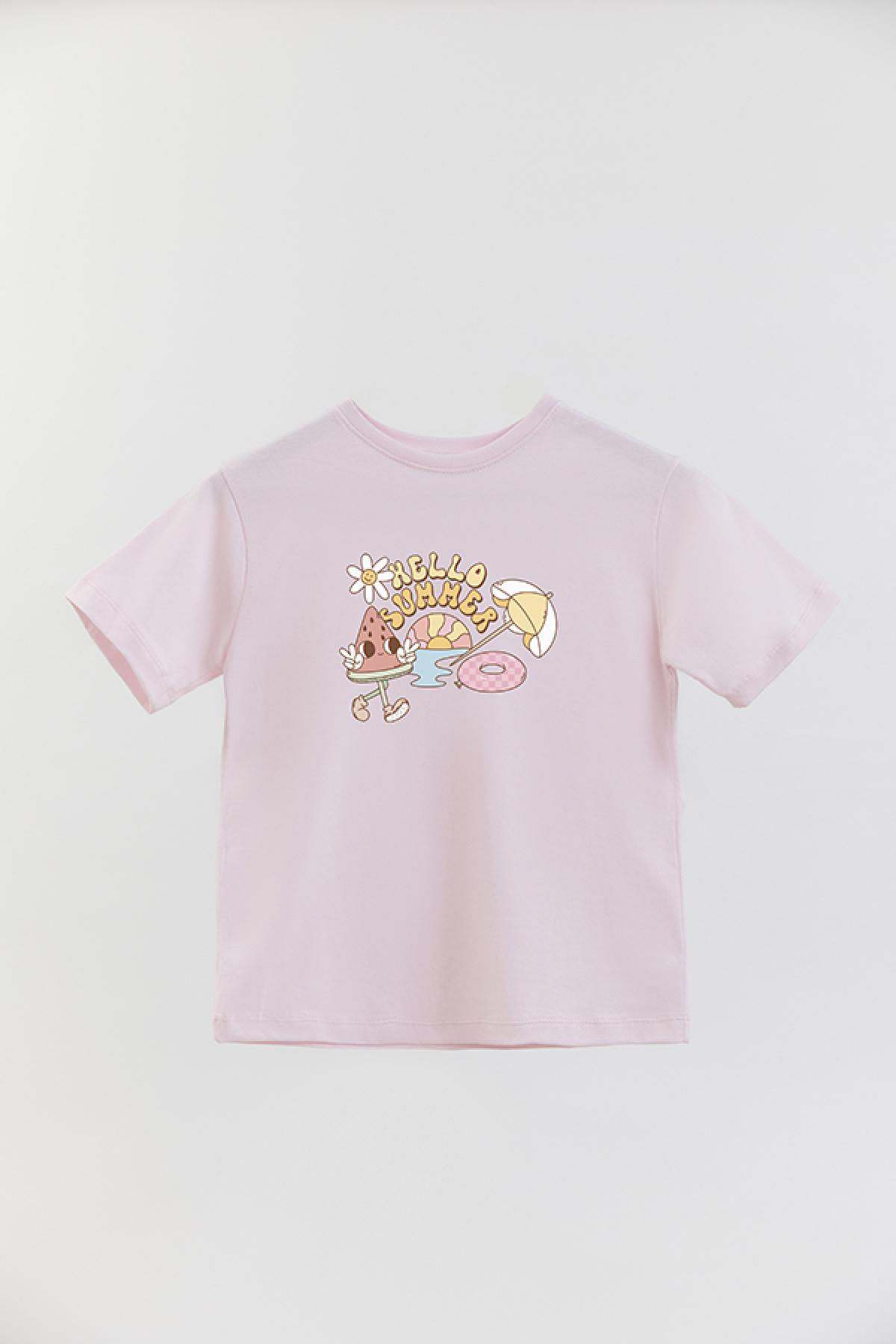 REMERA BASIC GIRL RT HELLO SUMMER