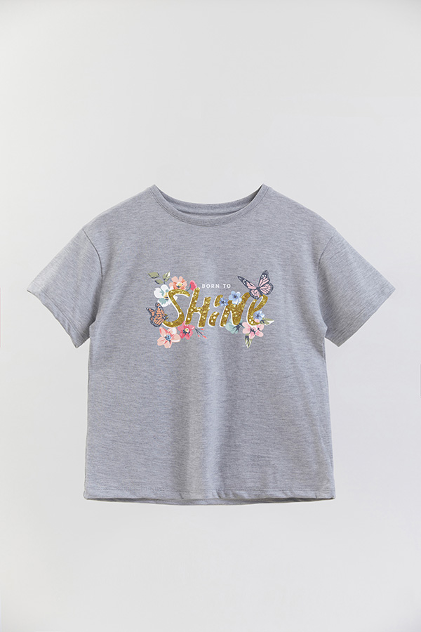 REMERA GIRL OVER BORN TO SHINE