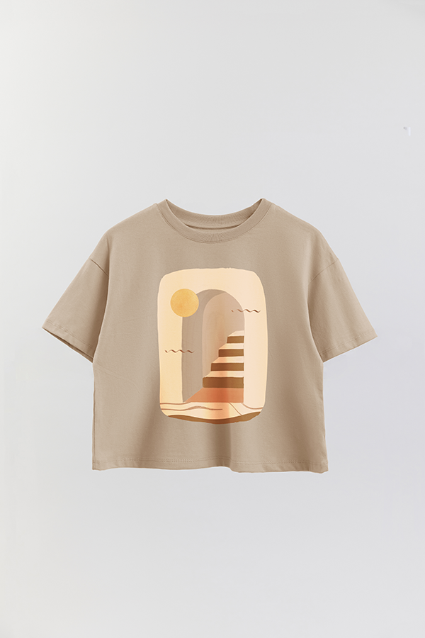 REMERA CROP ESTAMPADA ART 25