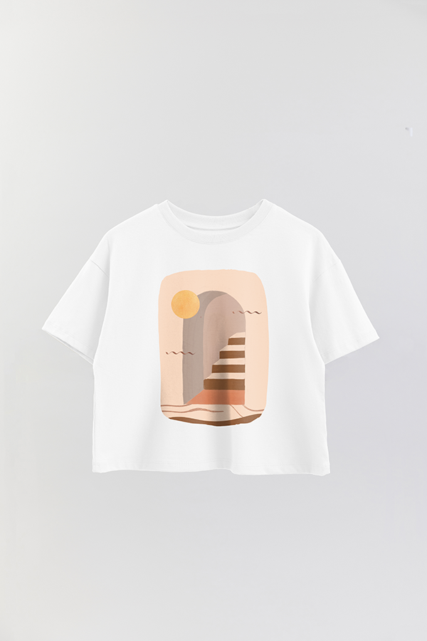 REMERA CROP ESTAMPADA ART 25