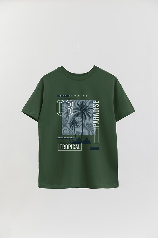 REMERA OVER ESTAMPADA ISLAND