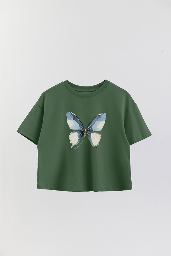 REMERA CROP ESTAMPADA COASTAL BEAUTY IN STILLNESS