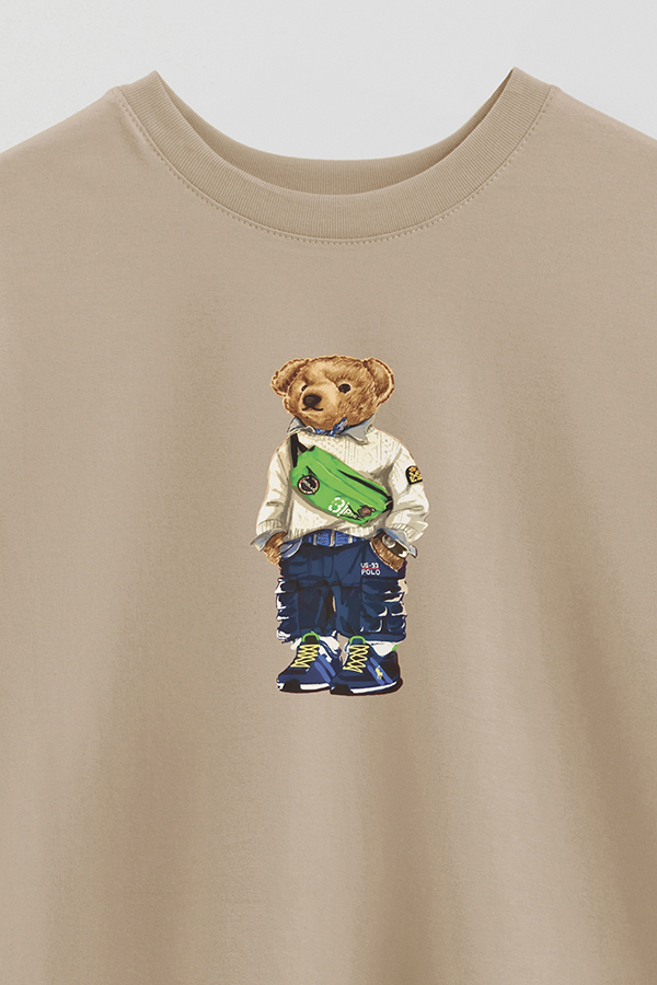 REMERA OVER ESTAMPADA UNISEX BEAR YOUNG BOY