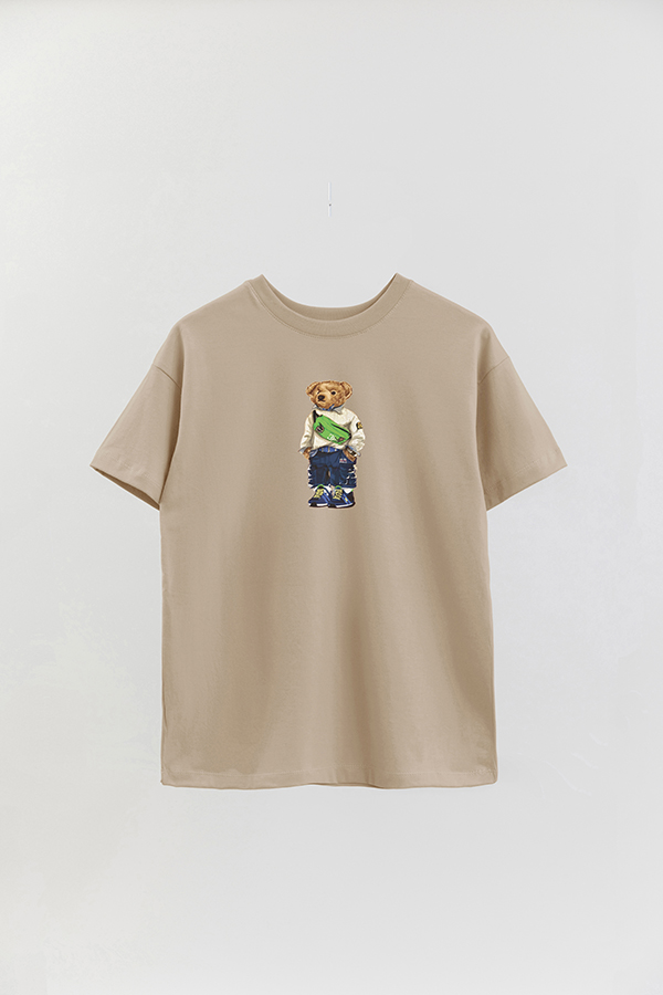 REMERA OVER ESTAMPADA UNISEX BEAR YOUNG BOY
