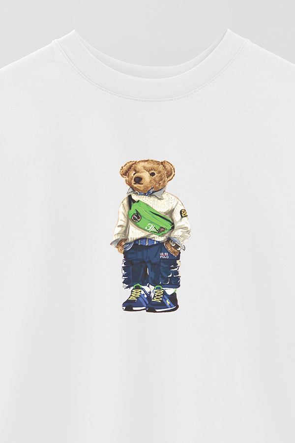 REMERA OVER ESTAMPADA UNISEX BEAR YOUNG BOY