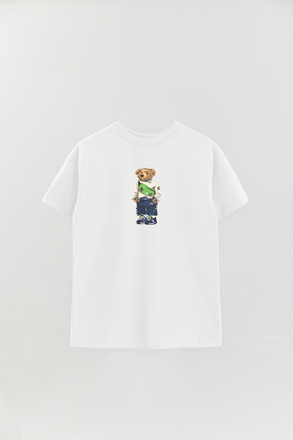 REMERA OVER ESTAMPADA UNISEX BEAR YOUNG BOY