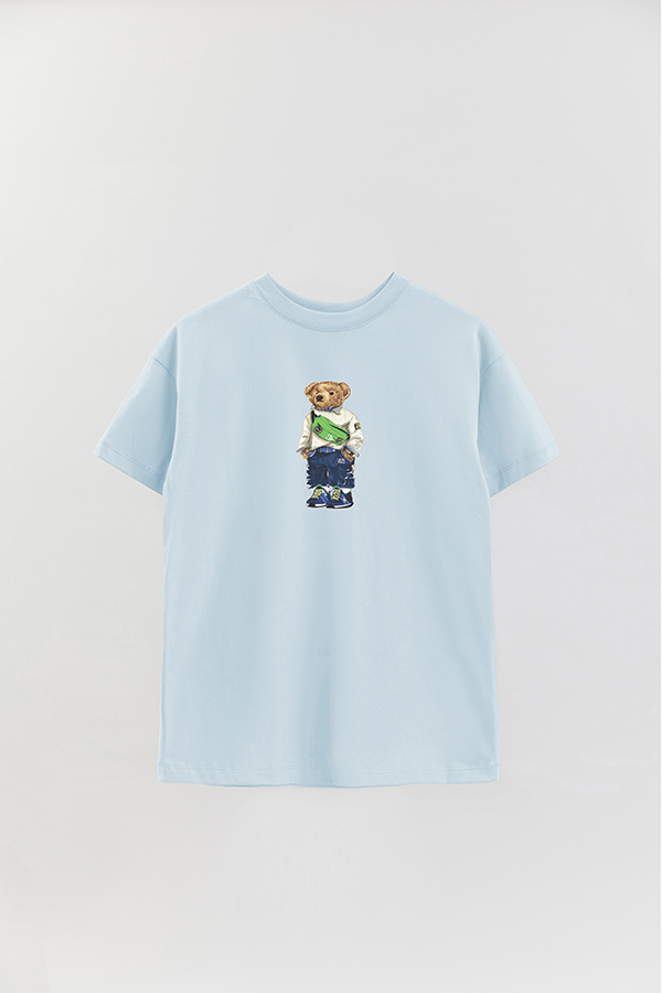 REMERA OVER ESTAMPADA UNISEX BEAR YOUNG BOY