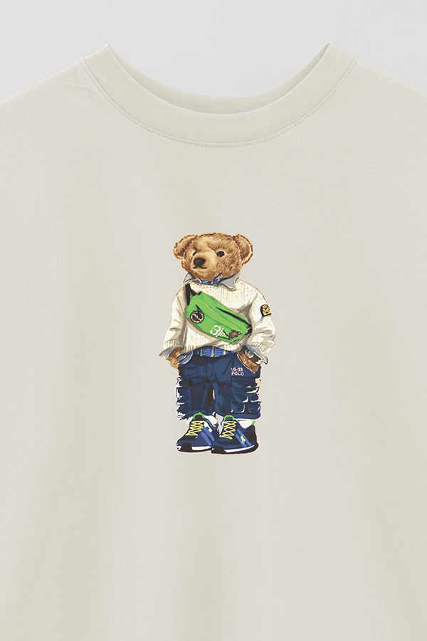 REMERA OVER ESTAMPADA UNISEX BEAR YOUNG BOY