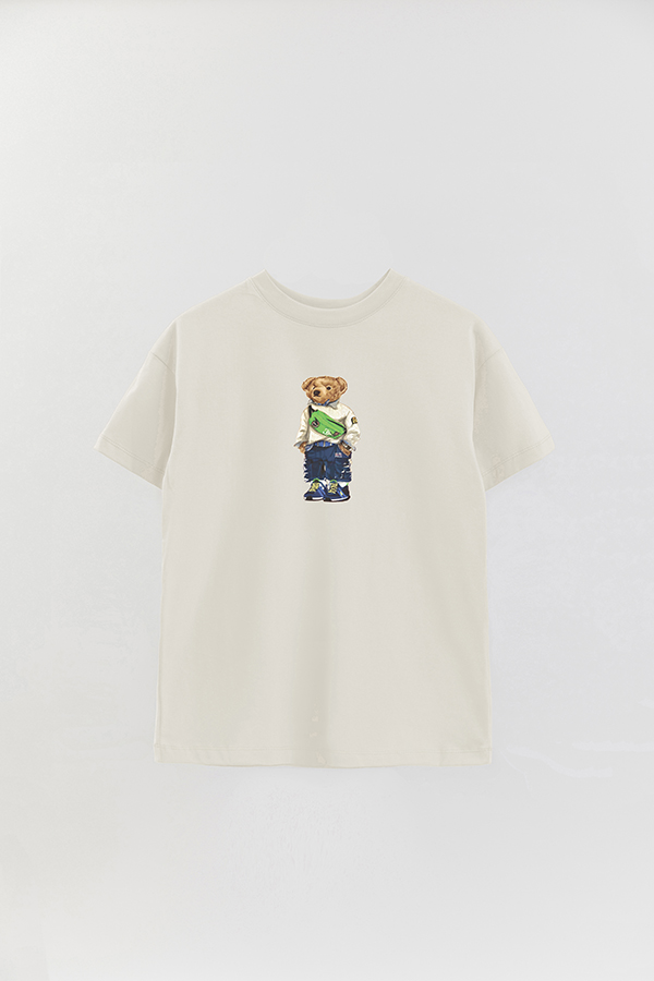 REMERA OVER ESTAMPADA UNISEX BEAR YOUNG BOY