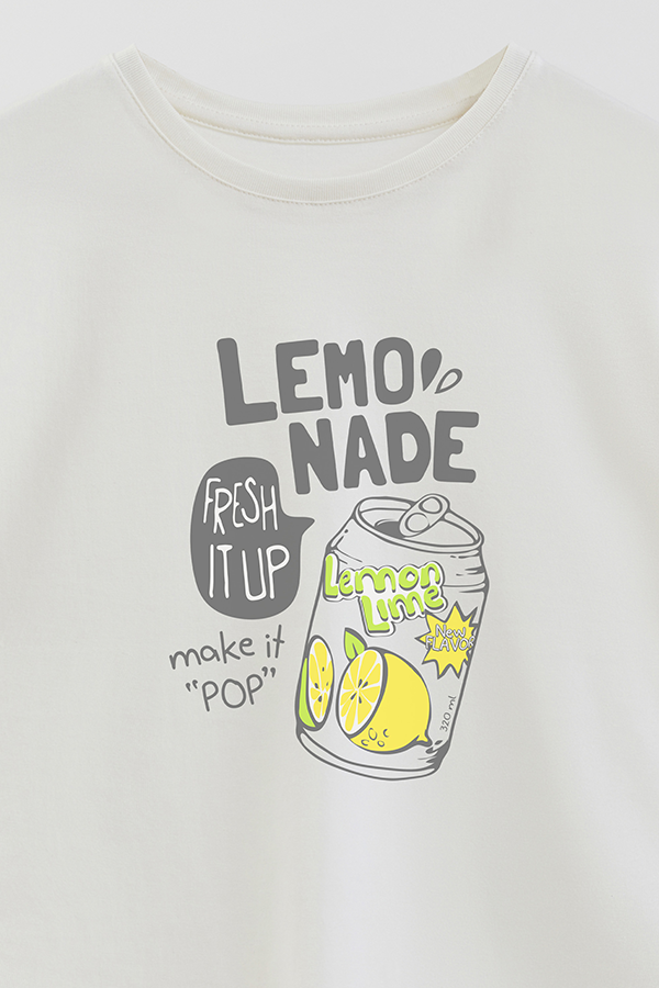 REMERA GIRL OVER LEMONADE