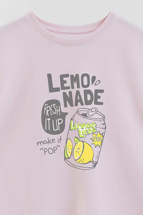 REMERA GIRL OVER LEMONADE