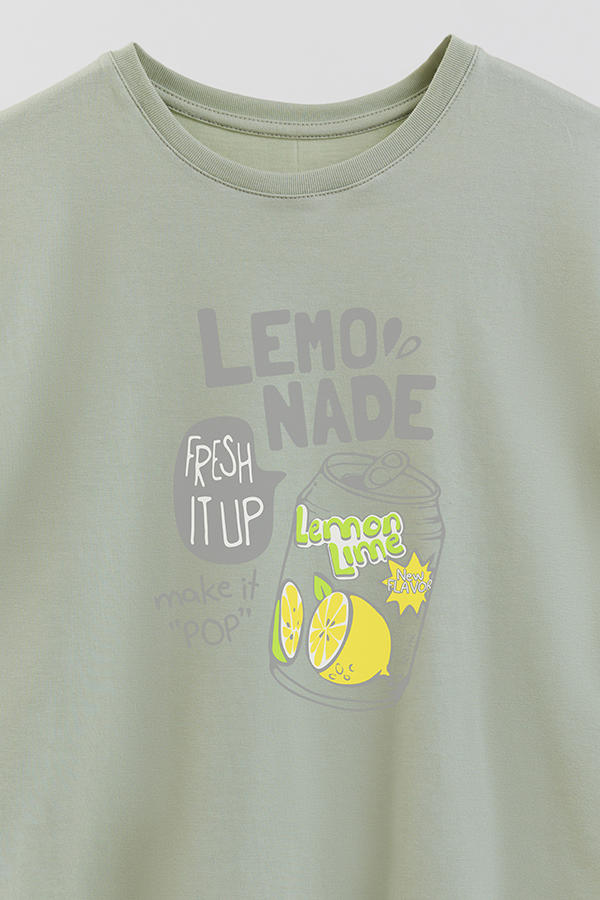 REMERA GIRL OVER LEMONADE