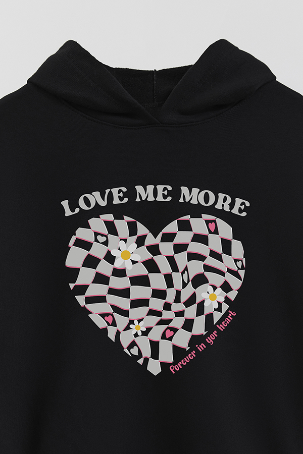 HOODIE RUSTICO GIRL URBAN LOVE ME MORE