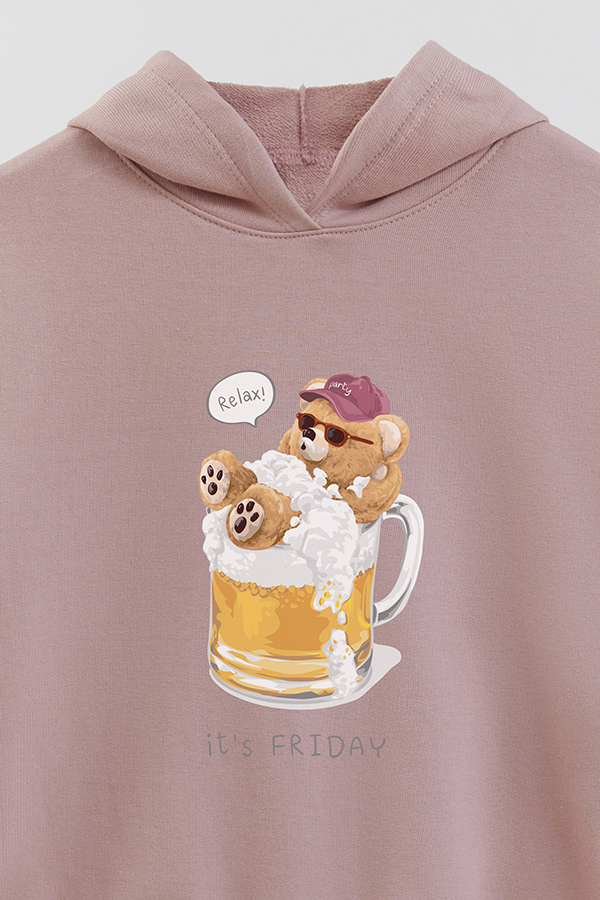 HOODIE RUSTICO KIDS TEDDY FRIDAY