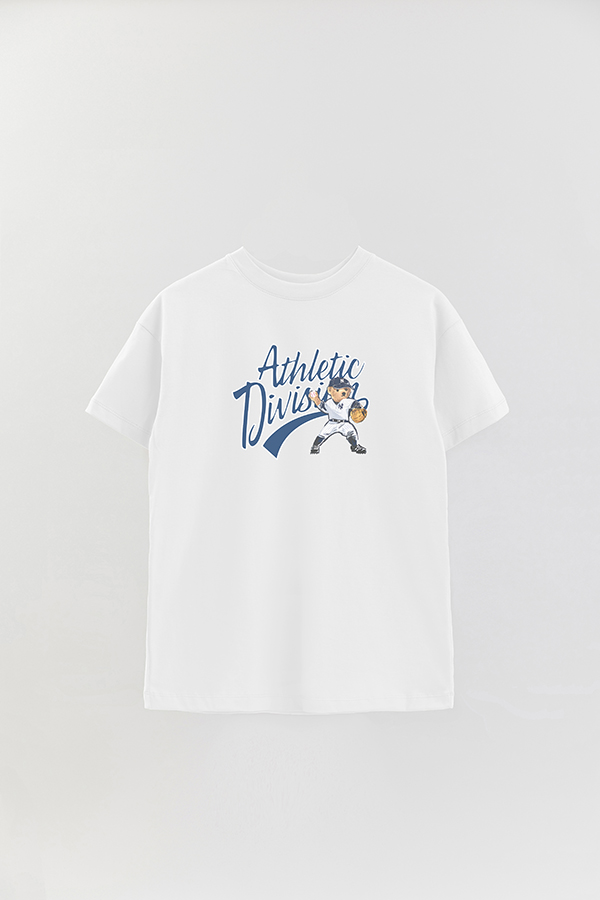 REMERA OVER ESTAMPADA UNISEX BEAR ATHLETIC DIVIION