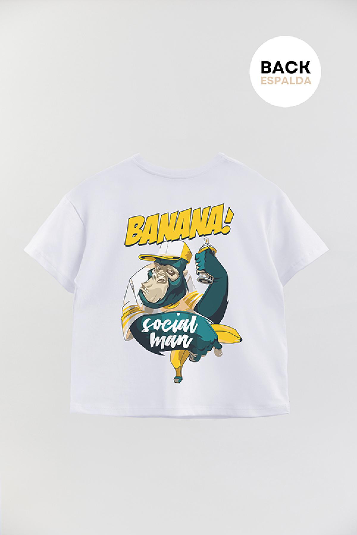 REMERA BOY OVER URBAN BANANA