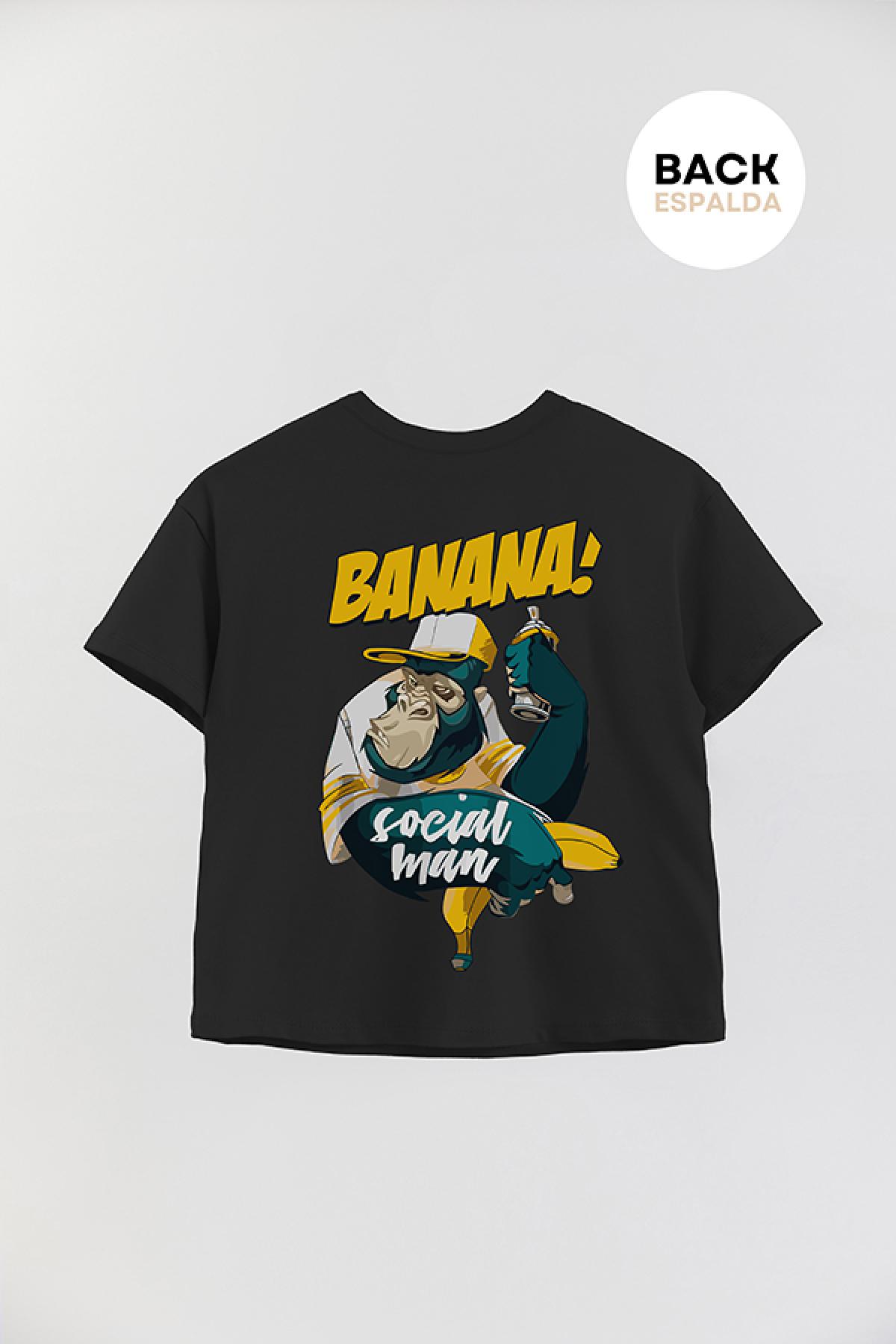 REMERA BOY OVER URBAN BANANA
