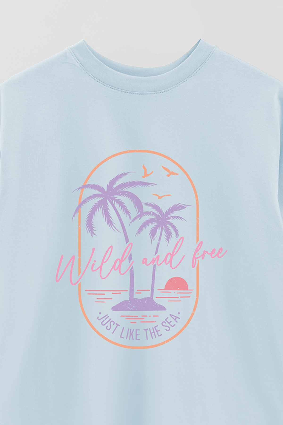 REMERA OVER ESTAMPADA SM2 WILD AND FREE
