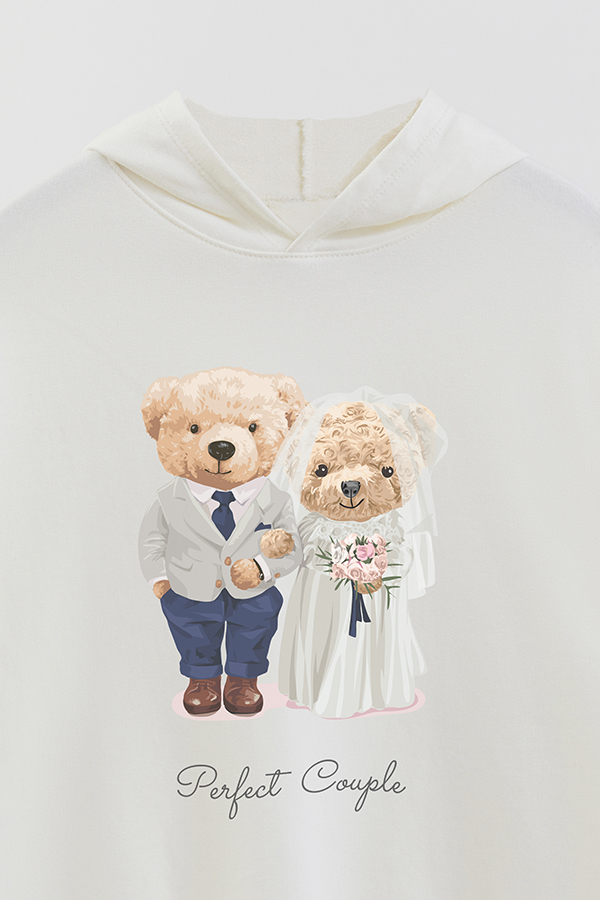 HOODIE RUSTICO KID TEDDY PERFECT COUPLE