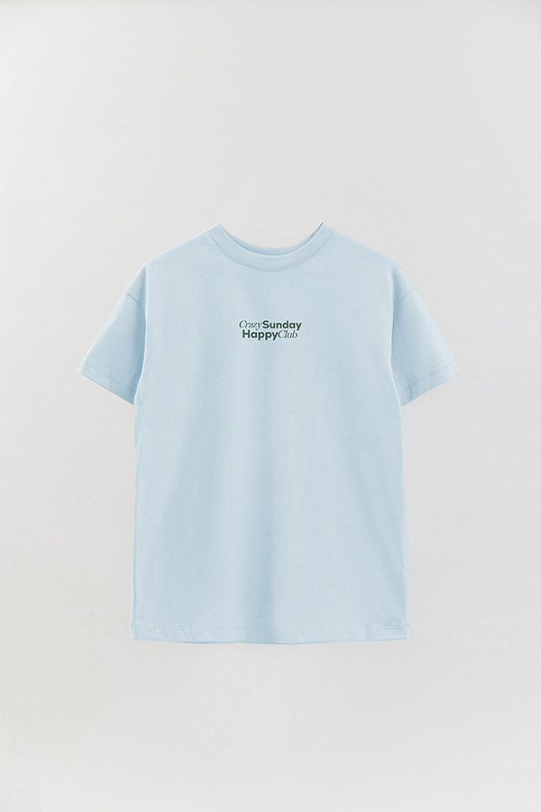 REMERA OVER FB ESTAMPADA SUNDAY DINNER GREEN