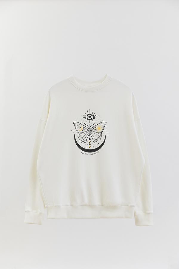 BUZO CREWNECK ESTAMPADO MST KINDNESS IS MAGIC