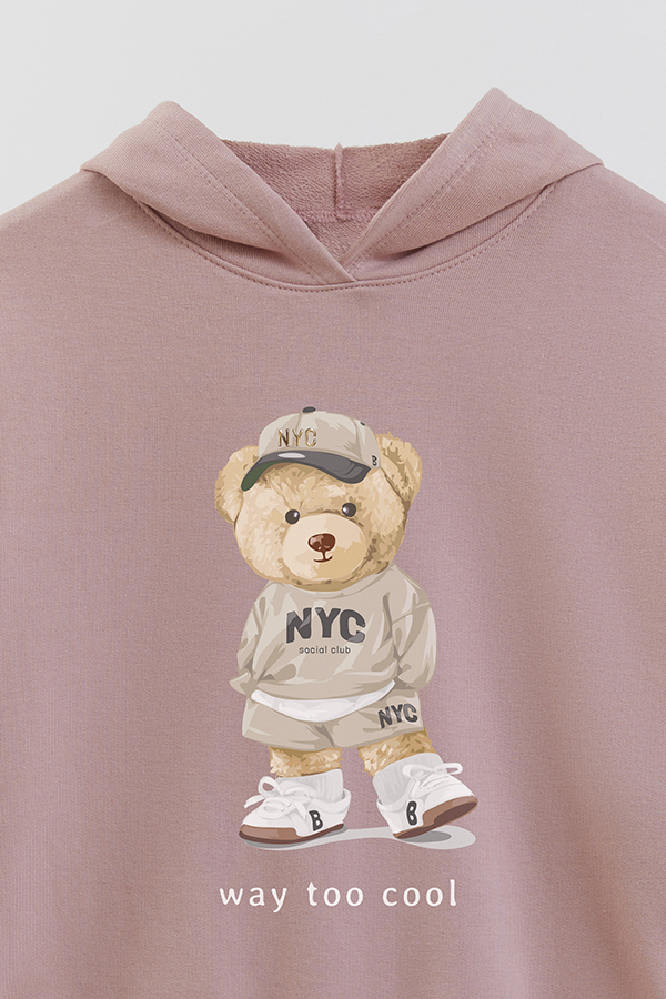 HOODIE RUSTICO KID TEDDY WAY TOO COOL