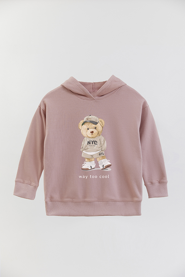 HOODIE RUSTICO KID TEDDY WAY TOO COOL