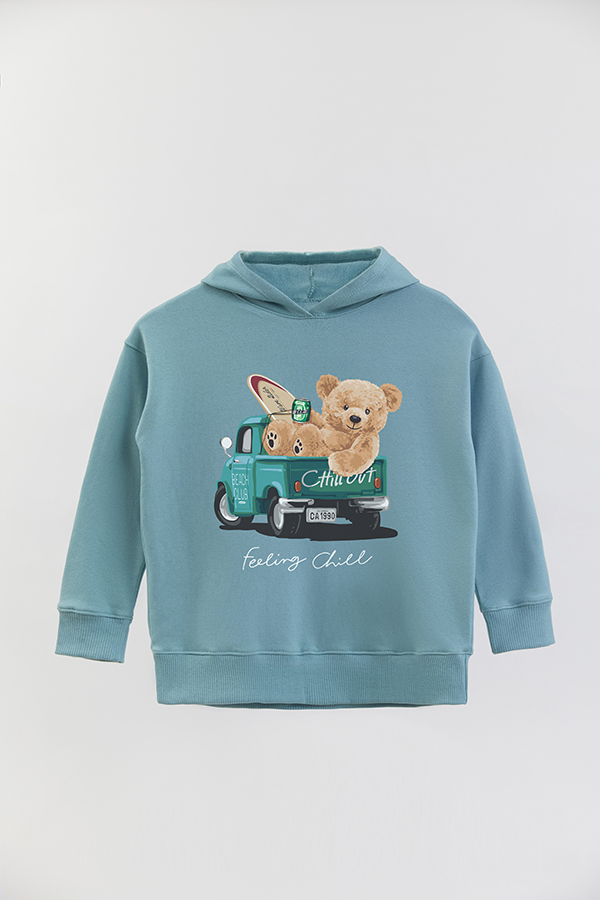 HOODIE RUSTICO KID TEDDY FEELING CHILL