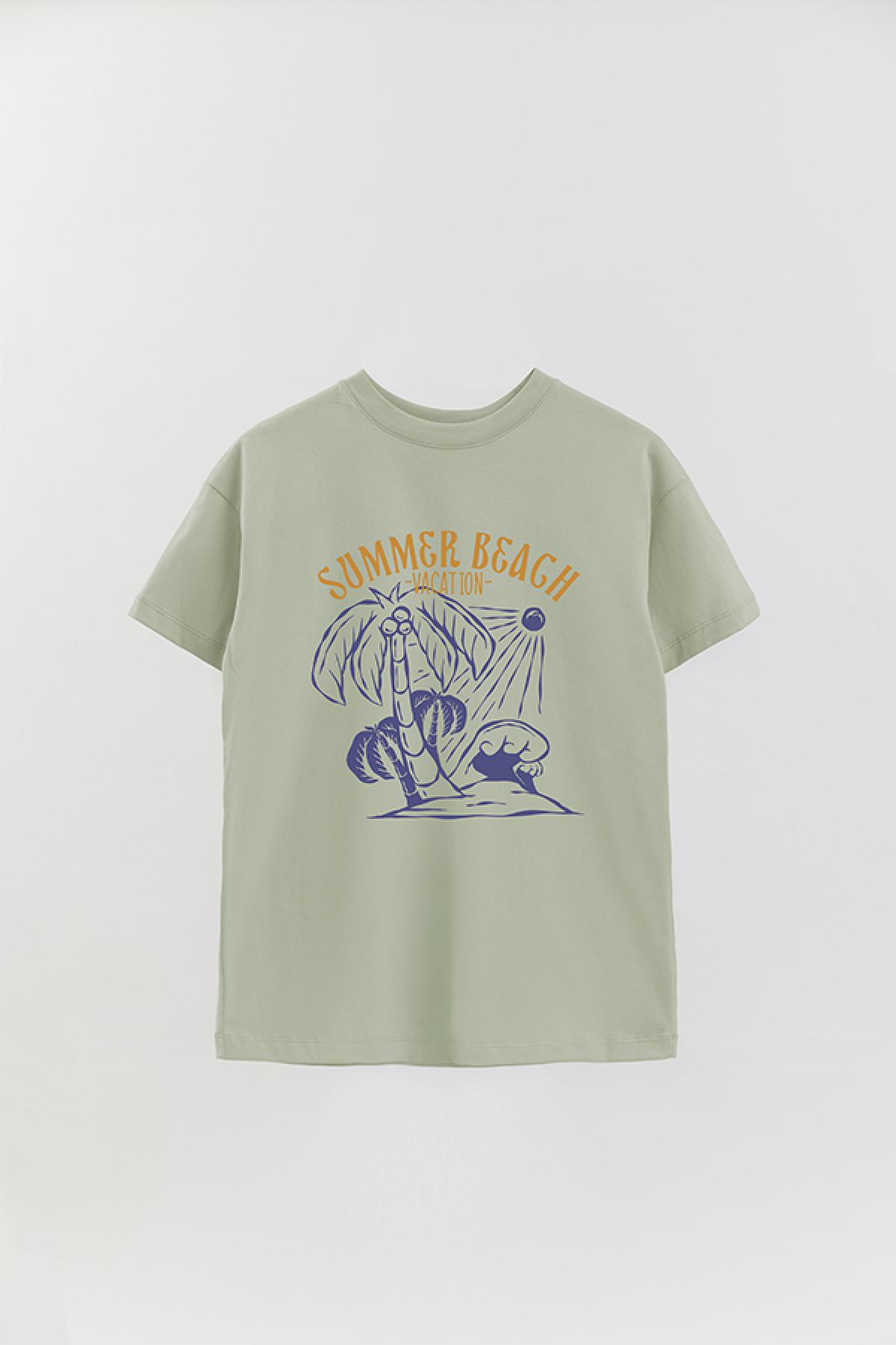 REMERA OVER ESTAMPADA SMV SUMMER BEACH